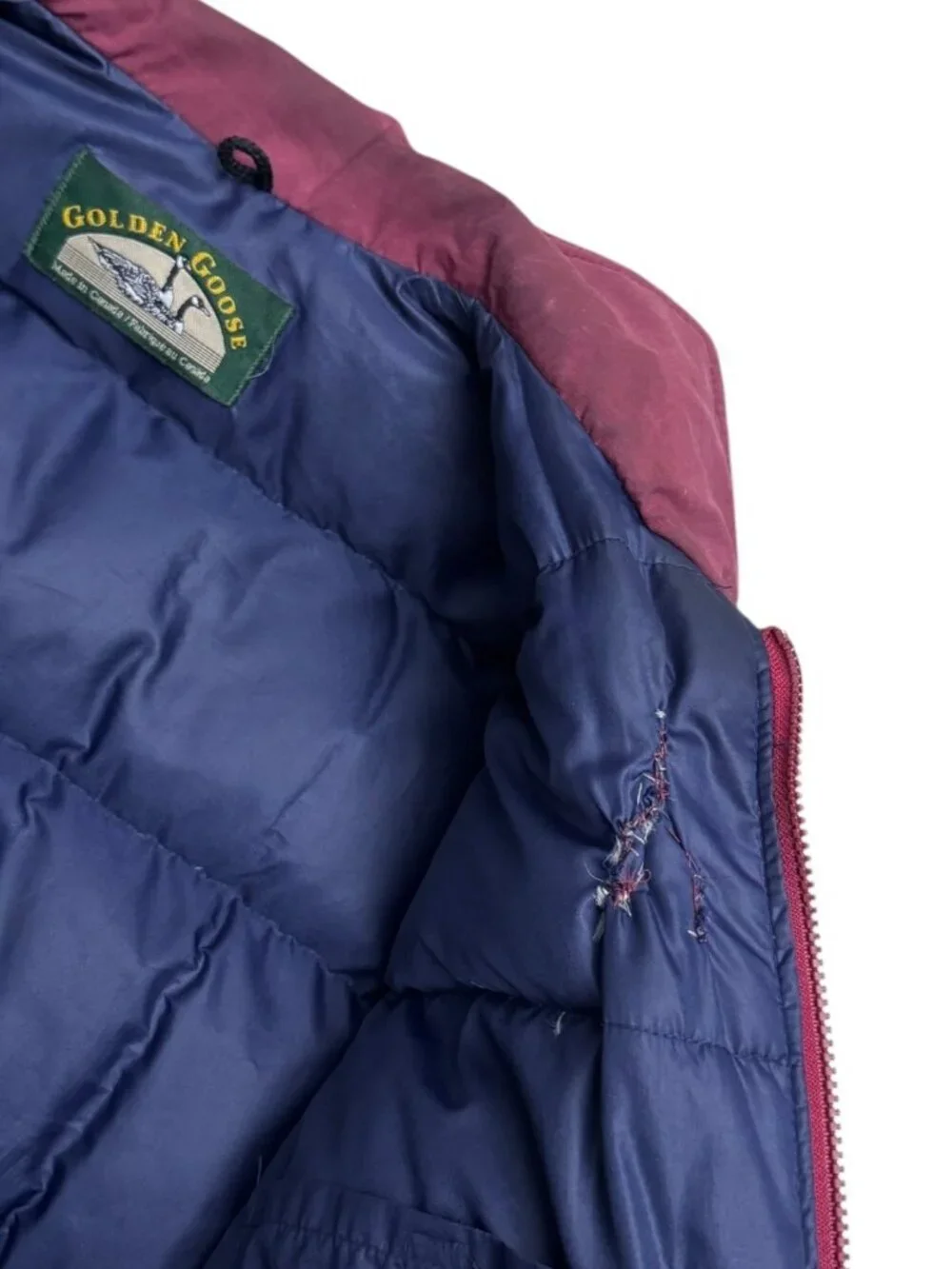 GOLDEN GOOSE Vintage 80s Heavy Winter Puffer Parka Luxury Coat Mens Medium